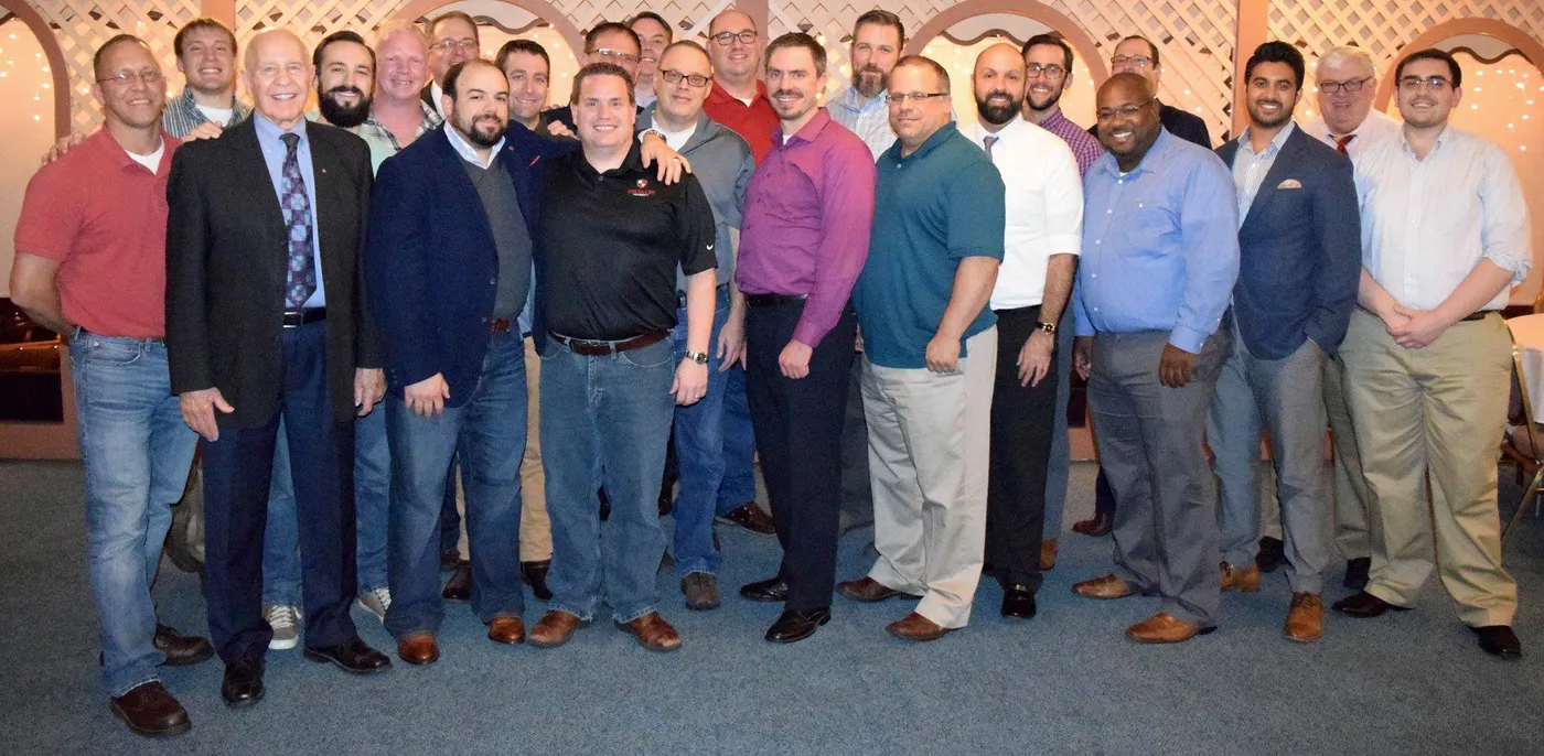 Brothers gathered at the 2016 chartering dinner